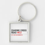 Charing Cross Road  Metal Keychains