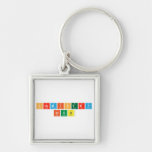 chemistry
 club  Metal Keychains