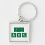 HP 
 Scots  Metal Keychains
