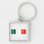 G R  Metal Keychains