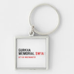gurkha memorial  Metal Keychains