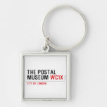 the postal museum  Metal Keychains