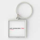 6407 Las Brisas Drive  Metal Keychains