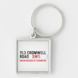 153 CROMWELL ROAD    Metal Keychains