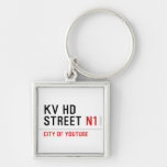 KV HD Street  Metal Keychains