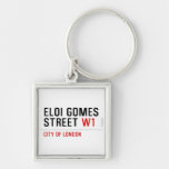 ELOI GOMES Street  Metal Keychains