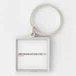 Carpetbagging Shithouse street  Metal Keychains