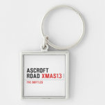 ASCROFT ROAD  Metal Keychains