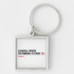 Sandra Cross Richmond Avenue  Metal Keychains