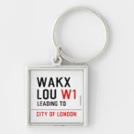 WAKX LOU  Metal Keychains