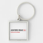 ASHFORD ROAD  Metal Keychains
