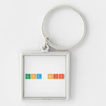 noha seif  Metal Keychains