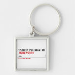 55th st pullman  mi   Metal Keychains
