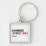 Harmood  street  Metal Keychains