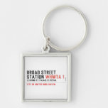 BROAD STREET STATION  Metal Keychains