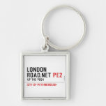 London Road.Net  Metal Keychains