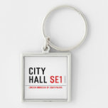 CITY HALL  Metal Keychains