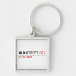 old street  Metal Keychains