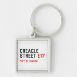 Creacle Street  Metal Keychains