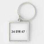 34 SYR 47  Metal Keychains