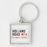 Holland Road  Metal Keychains