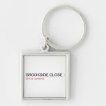 brookside close  Metal Keychains