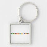 Electroforesis Capilar  Metal Keychains