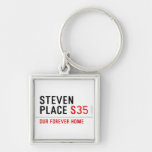 Steven Place  Metal Keychains