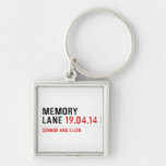 MEMORY LANE  Metal Keychains