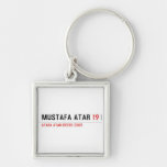 MUSTAFA ATAR  Metal Keychains