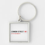Lennon Street  Metal Keychains