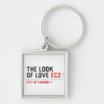the look of love  Metal Keychains