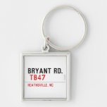 BRYANT RD.   Metal Keychains