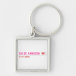 Chloe annison   Metal Keychains