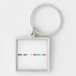 Cagla hocanın kimya dersi  Metal Keychains