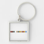 Tabla Periodica  Metal Keychains