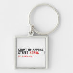COURT OF APPEAL STREET  Metal Keychains