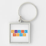 Olivia
 Brown  Metal Keychains