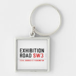 exhibition ROAD  Metal Keychains