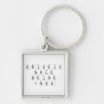 Periodic
 Table
 Writer
 Jason  Metal Keychains