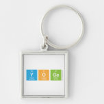 yoga  Metal Keychains