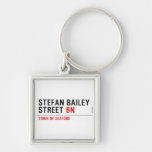 Stefan Bailey Street  Metal Keychains
