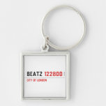 Beatz  Metal Keychains