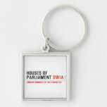 houses of parliament  Metal Keychains