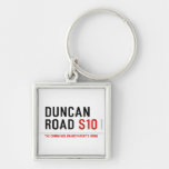 Duncan Road  Metal Keychains
