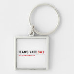 DEAN'S YARD  Metal Keychains