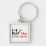 life of  riley  Metal Keychains