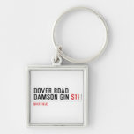 Dover Road  Damson Gin  Metal Keychains