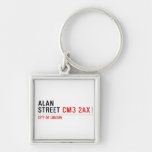Alan  Street  Metal Keychains