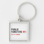 public funsters  Metal Keychains